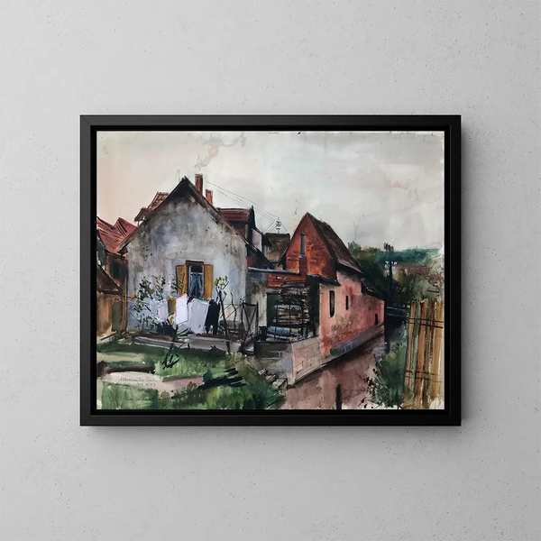 Albersweiler w Palatynacie - Otto Geigenberger — oprawiony obraz na ścianie