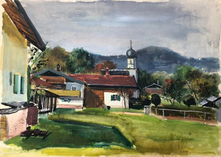 Otto Geigenberger - Bayerisches Dorf.webp
