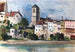 Wasserburg am Inn, część domów nad Innem - Otto Geigenberger — widok dzieła