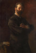 Portret profesora rysunku Arthura Haferkorna - Otto Greiner — widok dzieła