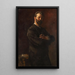 Portret profesora rysunku Arthura Haferkorna - Otto Greiner — oprawiony obraz na ścianie