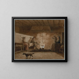 Otto Howen - Familie rond de keukenhaard.webp