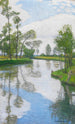 Rzeka - Otto Modersohn — widok dzieła