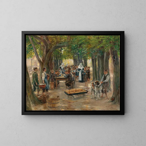 La soupe du couvent - Otto Piltz — oprawiony obraz na ścianie