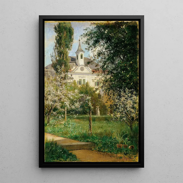 Château de Gerasdorf - Otto Seraphim Peters — oprawiony obraz na ścianie