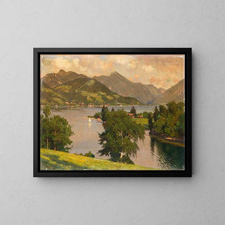 Otto Strtzel - Blick auf den Tegernsee von Westen aus.webp