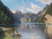 Jezioro Königsee - Otto Strützel — widok dzieła