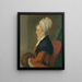 portretowy Katarzyny (1716-1806), żony Richarda Owena Cambridge'a - Ozias Humphry — oprawiony obraz na ścianie