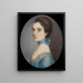 Portret damy - Ozias Humphry — oprawiony obraz na ścianie