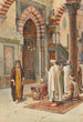 Muzułmanów w modlitwie - Pietro Pavesi — widok dzieła