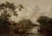 Miasto z rzeką - Pieter van Mase — widok dzieła