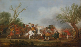 Palamedes Palamedesz - A military engagement.webp
