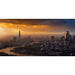 Panorama miejski Londynu o zmierzchu | Dekoracja fotograficzna
