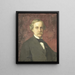 Johann Wilhelm Kaiser 1813-1900 Grafik dyrektor Szkoły Rytecznictwa i Rijksmuseum - Pantaleon Szyndler — oprawiony obraz na ścianie