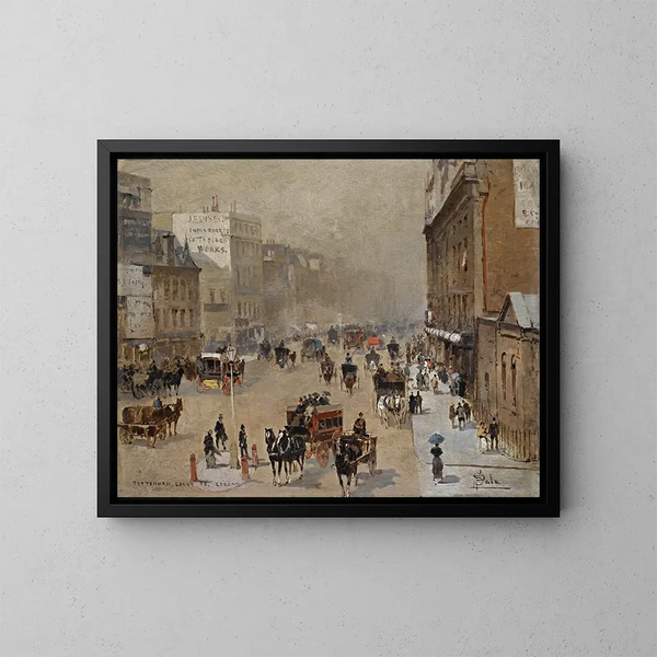 Tottenham Court Road, Londyn - Paolo Sala — oprawiony obraz na ścianie
