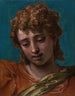 Tête de Saint Michel du retable Petrobelli - Paolo Véronèse — widok dzieła