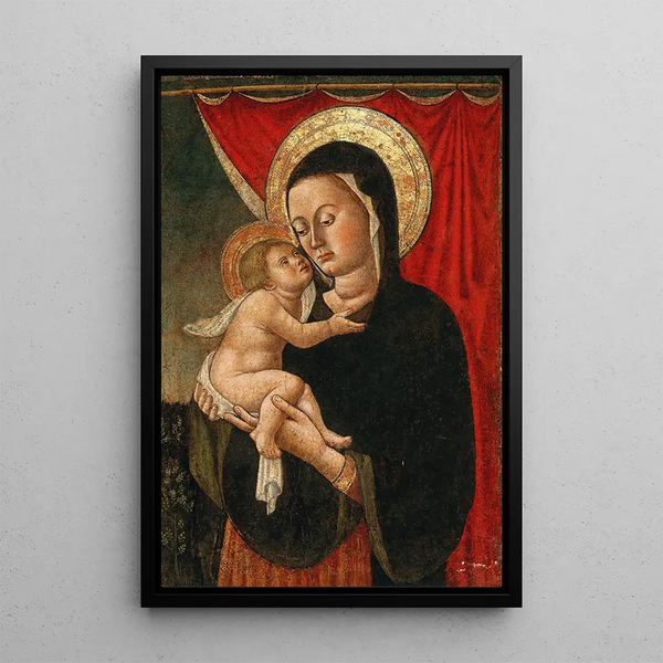 La Vierge à l'Enfant - Paolo di Stefano Badaloni — oprawiony obraz na ścianie