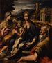 Matka Boska z Dzieciątkiem, Święty Jan Chrzciciel, Magdalena i Zachariasz, Matka Boska z Saint Zacharie - Parmigianino — widok dzieła