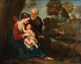 Pasquale Rossi - Le Repos De La Sainte Famille.webp