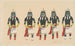Kachinas z długimi włosami - Patricio Toya — widok dzieła