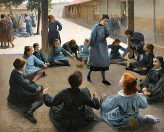 Le Jeu de la fouine - Paul-Albert Bartholomé — widok dzieła