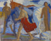 Młodzi z końmi - Paul Altherr — widok dzieła