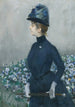 Kobieta z kwiatami - Paul César Helleu — widok dzieła
