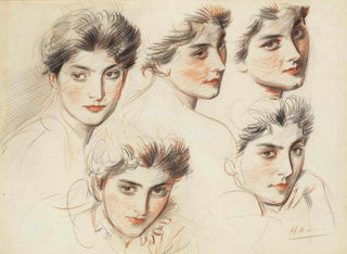Damy z Grey - Paul César Helleu — widok dzieła