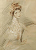 Portret kobiety - Paul César Helleu — widok dzieła