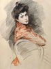 Portret Elisabeth Van Beema - Paul César Helleu — widok dzieła