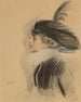 Portret Belle da Costa Greene - Paul César Helleu — widok dzieła