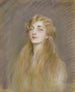 Portret Mlle Blanche de Pas - Paul César Helleu — widok dzieła