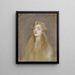 Portret Mlle Blanche de Pas - Paul César Helleu — oprawiony obraz na ścianie