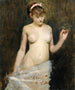 stojący z nowoczesnym tłem - Paul César Helleu — widok dzieła