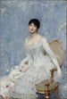 Młoda kobieta w białym - Paul César Helleu — widok dzieła