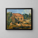 opuszczonego domu w pobliżu Aix-en-Provence - Paul Cézanne — oprawiony obraz na ścianie
