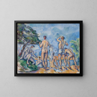 Baigneurs - Paul Cézanne — oprawiony obraz na ścianie