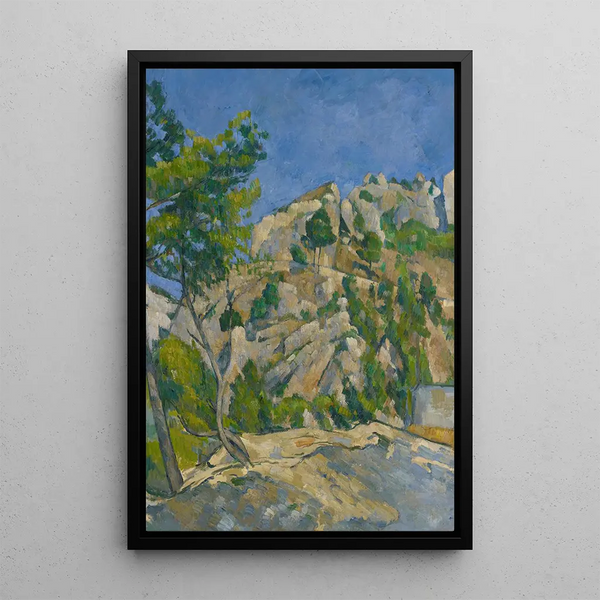 Dno wąwozu - Paul Cézanne — oprawiony obraz na ścianie
