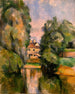 Wiejski dom nad rzeką - Paul Cézanne — widok dzieła