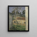Cour de ferme - Paul Cézanne — oprawiony obraz na ścianie