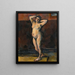 Nagiej kobiety stojącej - Paul Cézanne — oprawiony obraz na ścianie