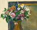Kwiaty w czerwonym wazonie - Paul Cézanne — widok dzieła