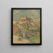Gardanne - Paul Cézanne — oprawiony obraz na ścianie