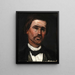 Tête d'homme - Paul Cézanne — oprawiony obraz na ścianie