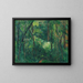 Wnętrze lasu - Paul Cézanne — oprawiony obraz na ścianie