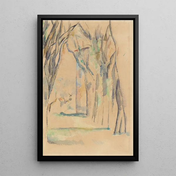 L'Allée des marronniers au Jas de Bouffan - Paul Cézanne — oprawiony obraz na ścianie
