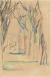L'Allée des marronniers au Jas de Bouffan - Paul Cézanne — widok dzieła