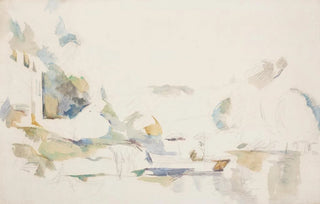 Paul Czanne - La Barque ou Le lac dAnnecy.webp