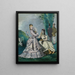 La Conversation - Paul Cézanne — oprawiony obraz na ścianie