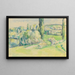 La côte du Jallais, Pontoise - Paul Cézanne — oprawiony obraz na ścianie